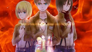 картинка: Анимэ клип: А закаты алые (Атака титанов)