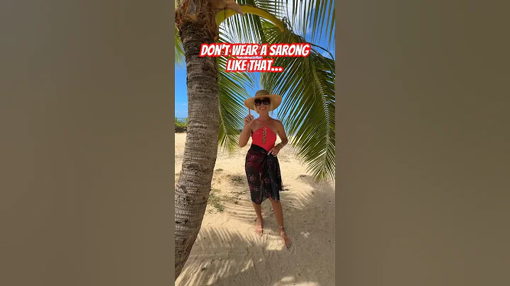 Here’s a fun jumpsuit that U can make from a sarong / pareo ! #stylehacks #diyfashionhacks #sarong