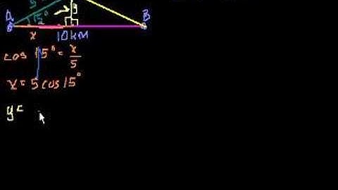 Trigonometry word problems (part 1)