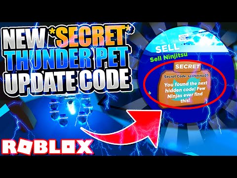 New Secret Thunder Pet Code In Ninja Legends Update Roblox - the purge roblox codes