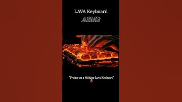🎧 🎧 AI ASMR | “Typing on a Melting Lava Keyboard”🌋 #ai #aiasmr #asmr #funny #fun #shorts #aiasmr