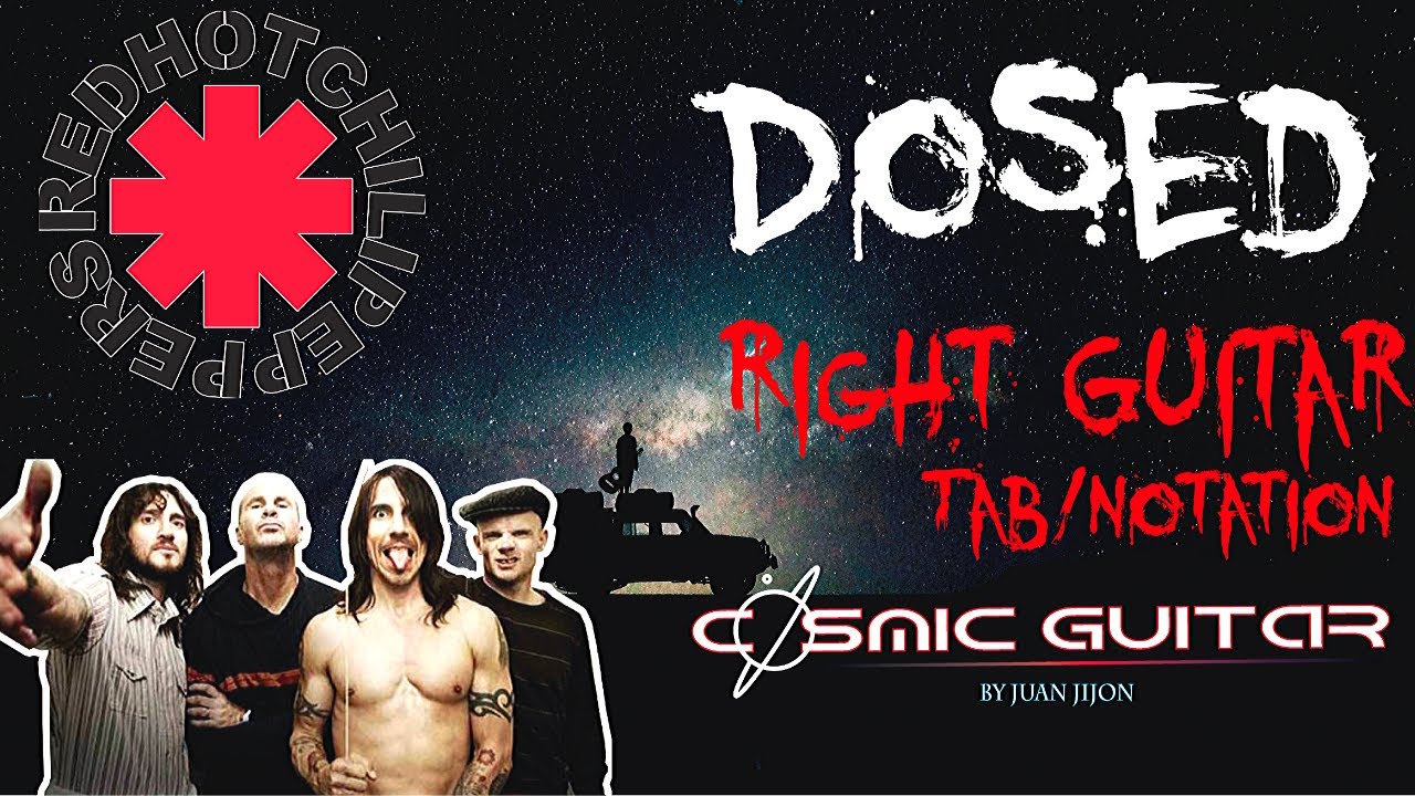 Dosed Red Hot Chili Peppers Right Guitar Tab/Notation YouTube