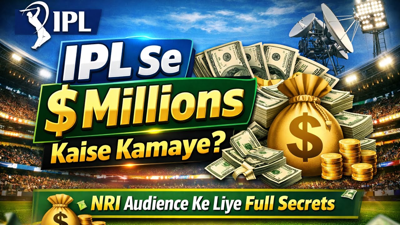 How To IPL Global Media Rights Se Millions Earn Kare 💵 | NRI Audience Ke Liye Full Guide