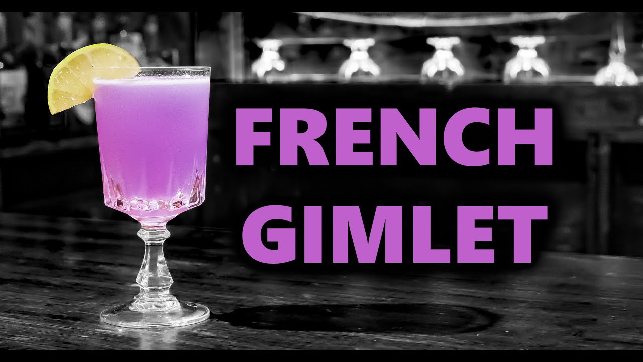 How To Make a French Gimlet Cocktail With Empress 1908 Gin YouTube