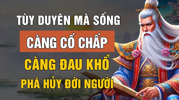 LỜI DẠY CỔ NHÂN: NỬA ĐỜI SAU TÙY DUYÊN MÀ SỐNG - CÀNG CỐ CHẤP, CÀNG ĐAU KHỔ | TRIẾT LÝ CUỘC SỐNG