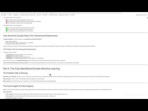 Double Machine Learning: A Beginner’s Guide to Causal Inference