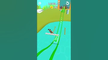 stunt rails game level 31#shorts