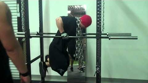 Chain Dips On Parallel Bars @ Top Line Training Gym