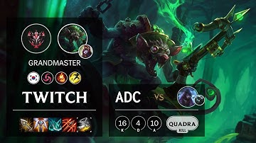 Twitch ADC vs Aphelios - KR Grandmaster Patch 10.14