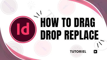 How to drag drop replace in InDesign