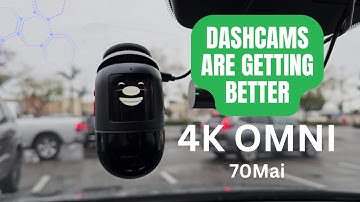 Capture every detail in 4K resolution with 70mai 4K Omni 360 Dashcam