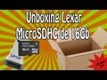 Unboxing tarjeta Lexar microSDHC