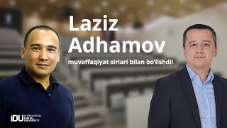 LAZIZ ADHAMOV bilan "Phenomenal Guest Lecture"🚀