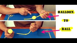 تعلم العاب الخفة - Magic Tricks Revealed - Balloon to ball