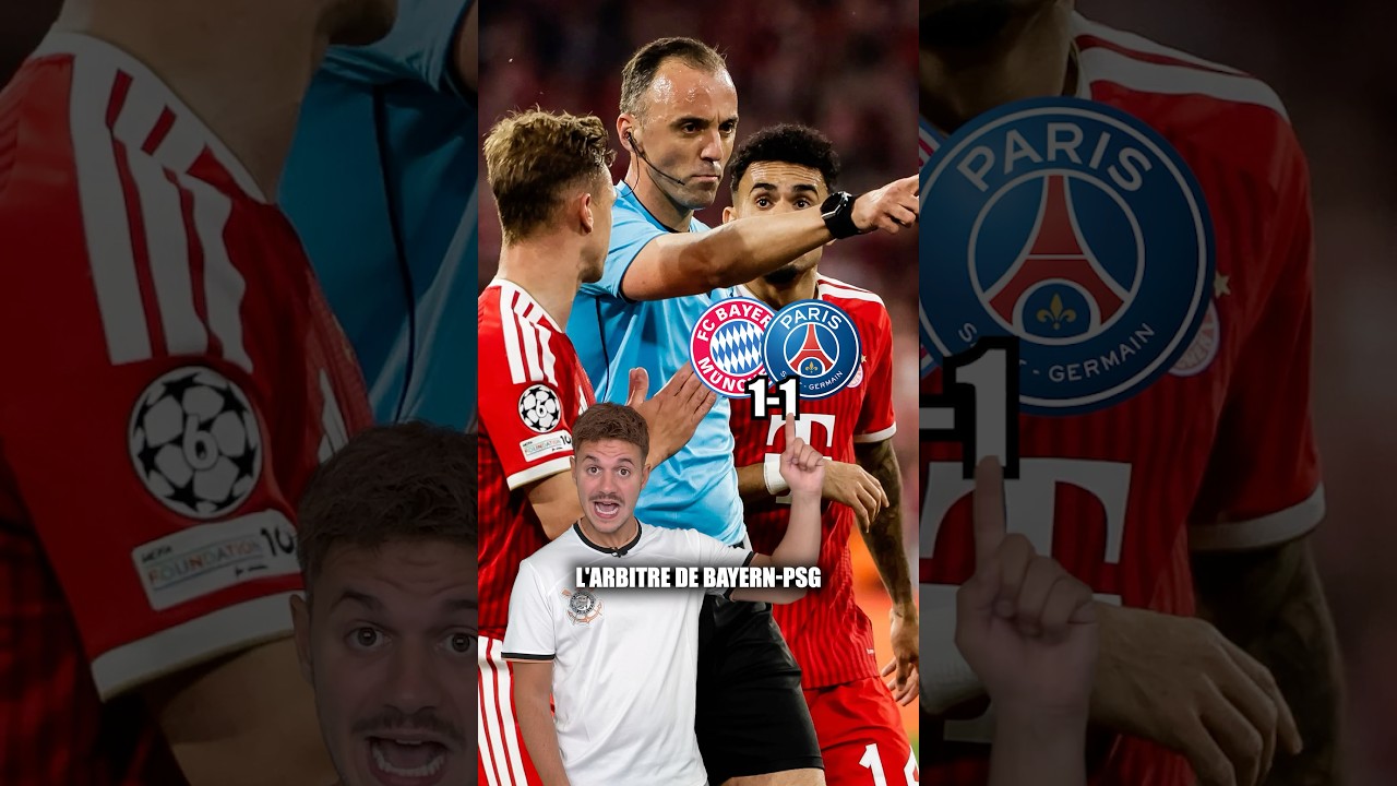 L’arbitre de Bayern-PSG viré par l’UEFA 😱 #bayern #psg #championsleague #football