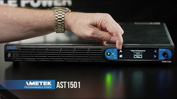 Asterion AC 1.5kVA Power Source - Taking Measurements - How To Video