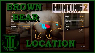 Marshlands Brown Bear Locations And A Legendary Beast - Hunting Simulator 2 [PC]