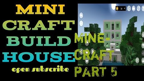 Mini world block art sky block building house time lapse Mini world block art @minecraft #part 5