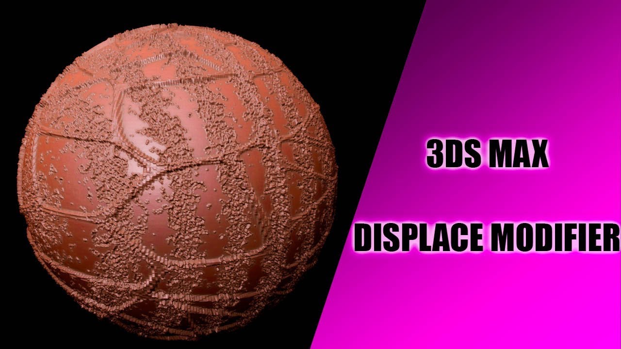 3DS MaX - Displace Modifier - YouTube