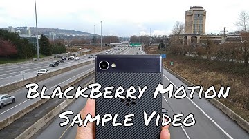 BlackBerry Motion Sample Video (1080p HD)