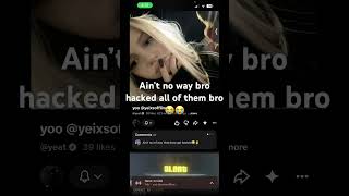 Bro no way #fypシ #drake #yeat #lilpeep #travisscott #hacked #leakes #music #youtube #funny #blowup