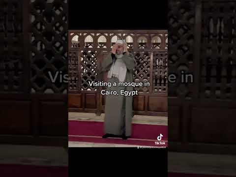 Beautiful Voice In A Beautiful Mosque In Cairo Egypt