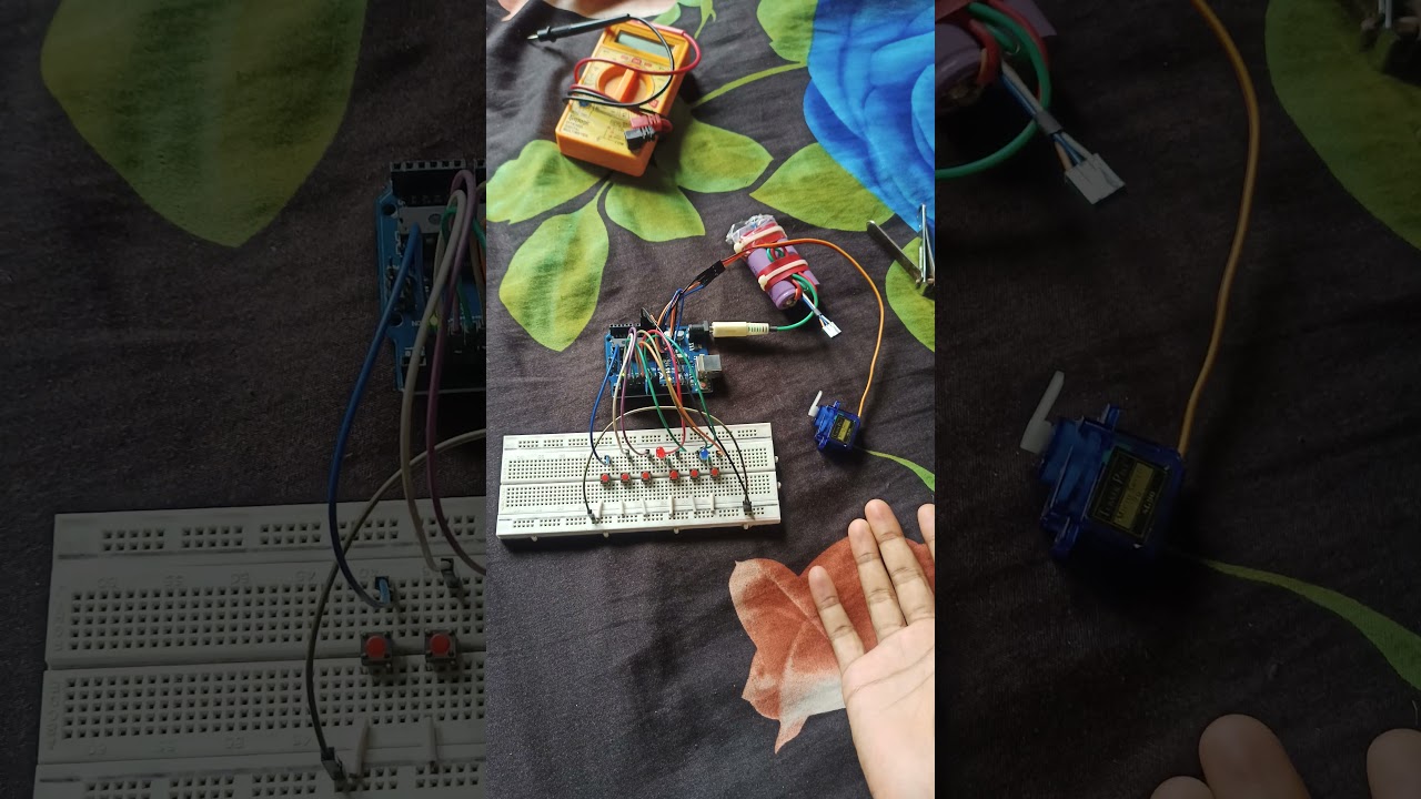 Arduino pushbutton password system। pushbutton password। Arduino door lock। robotics lab