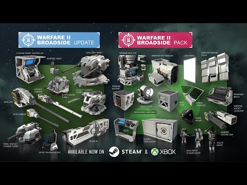 Видео: Space Engineers Warfare 2 Broadside Обзор Обновления