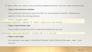 How to Open Links in Python Using the webbrowser Module