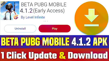 How to Download & Update BETA PUBG MOBILE 4.1.2 (Early Access) APK | Beta Pubg download kaise karen