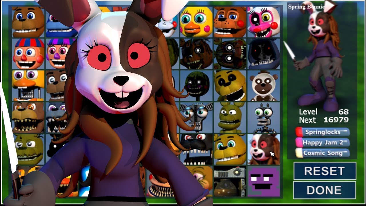 Fnaf World Mod] FNAF Security Breach ALL ADVENTURE ANIMATRONICS - FNaF Mods  