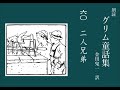 朗読 グリム童話 60「二人兄弟」楽しい長編