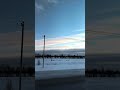 🛣️ Зимний вечер в дороге #Shorts #nature #road #winter #природа #дорога #зима