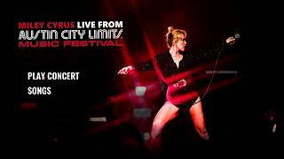 Miley Cyrus Live From Austin City Limits Music Festival DVD MENU