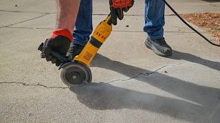 Concrete Driveway Crack Repair - Easy Fix