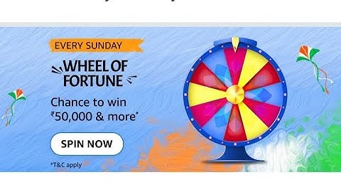 Amazon Wheel Of Fortune Quiz Answers  l 16 January 2022
