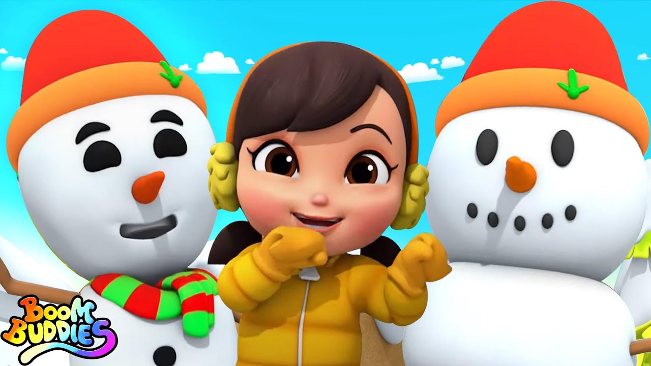 Christmas Snowman + More Kindergarten Rhymes for Kids - YouTube