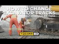 DIY Track Changing For Your Excavator - NO Hydraulic Pin Press NEEDED!