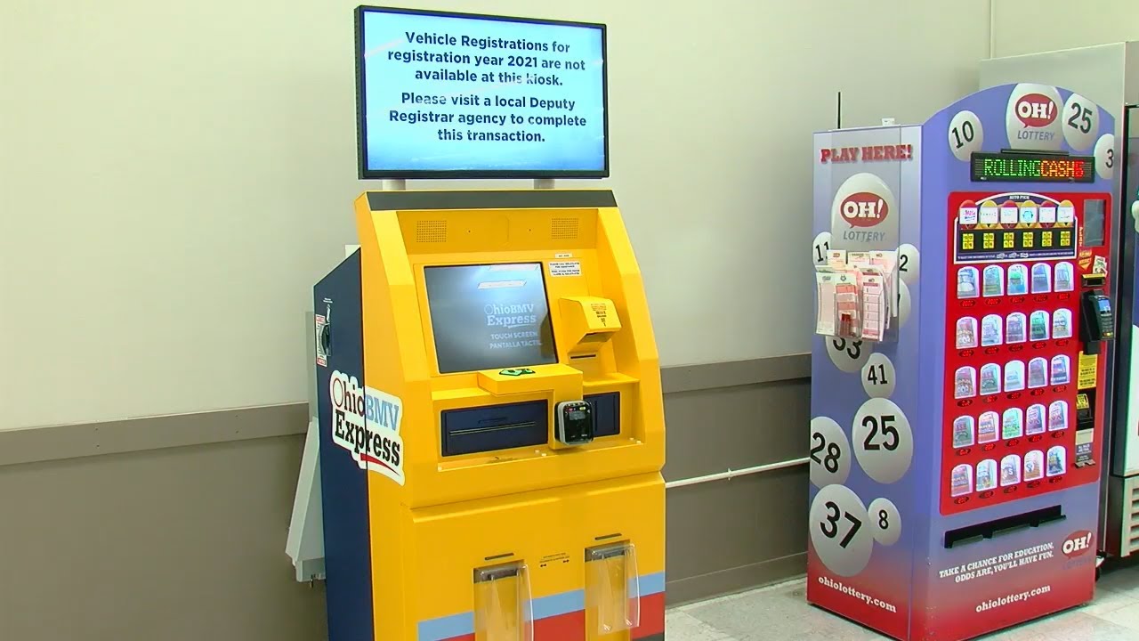 Ohio drivers will be able to renew vehicle registrations at a kiosk