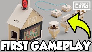 FUZZY CREATURE SECRETS! | Nintendo Labo Toy-Con House Tour! [🔴LIVE]