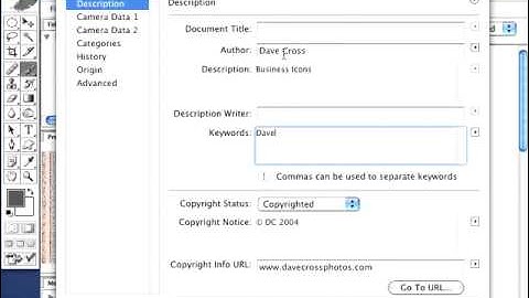 Metadata Templates-photoshop tutorial