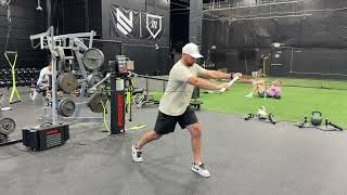 Keiser Split Squat Bar Press