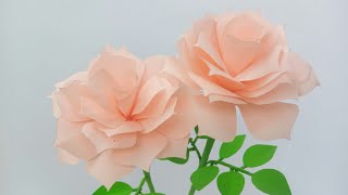 Beautiful Flower Making With Paper / Home Decor / Kagaj Ke Phool