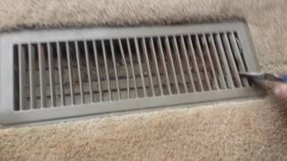 No screws and obvious ways to remove this heater register / floor
vent. if you have a bunch of animals running around your house pissing
or lying on ...