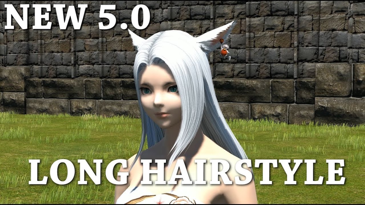 FFXIV: New Long Hairstyle 5.0 - YouTube. 