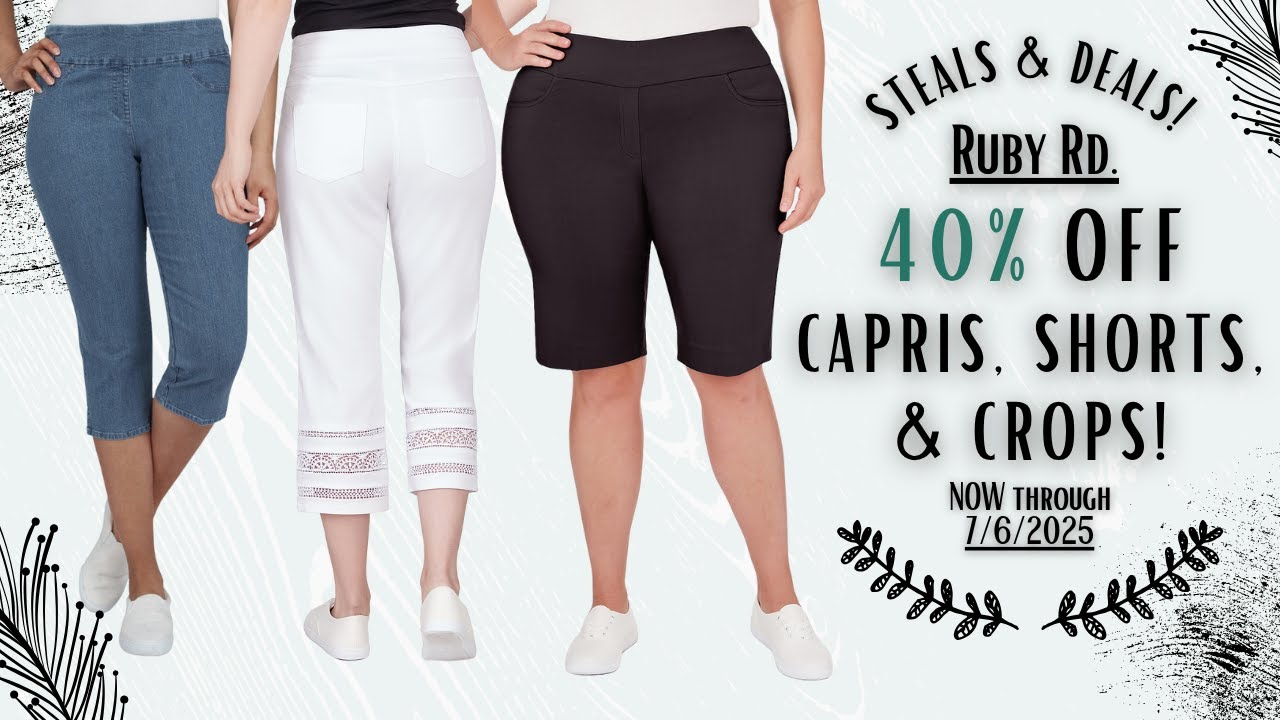 Ruby Rd Shorts Our Best Summer Steals & Deals: 40% off Ruby Rd. Shorts, Capris & Crops ...