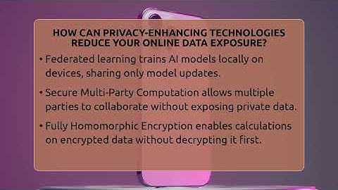 How Can Privacy-Enhancing Technologies Reduce Your Online Data Exposure? - Talking Tech Trends