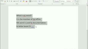 MS Word 2016 Lecture In Pashto    #1