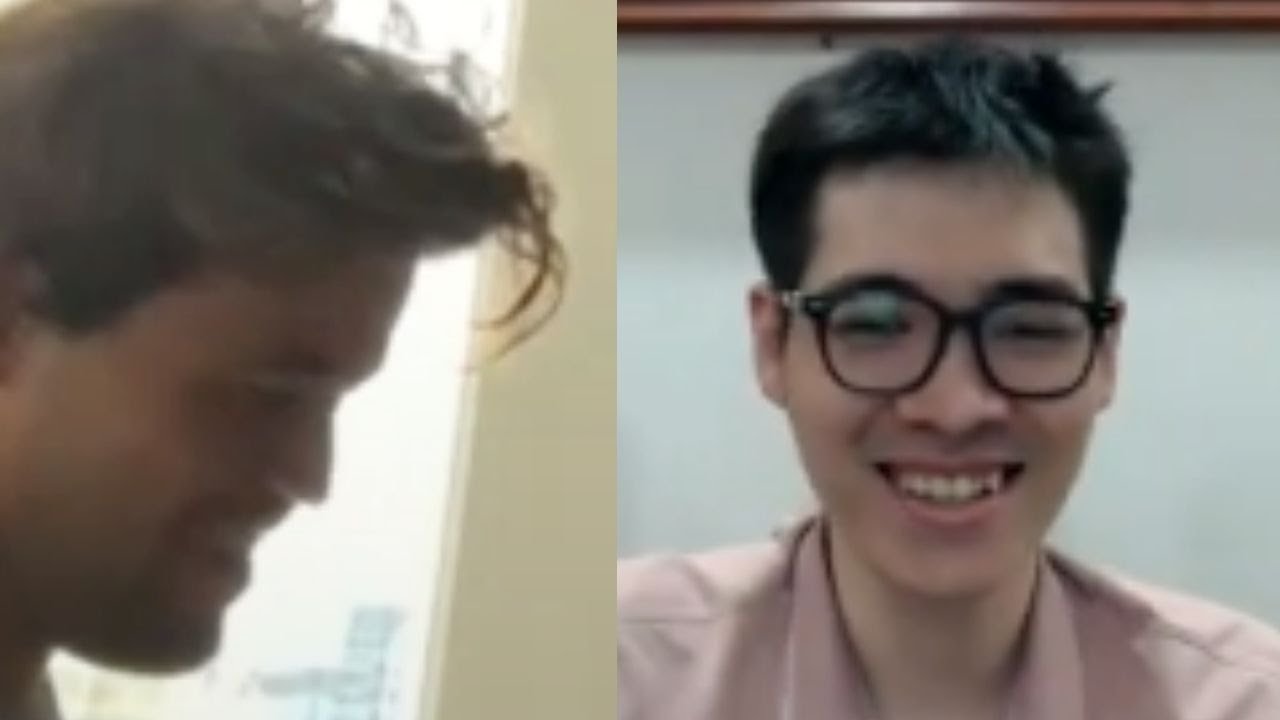 Магнус и Мин Ле начинают смеяться после безумной концовки