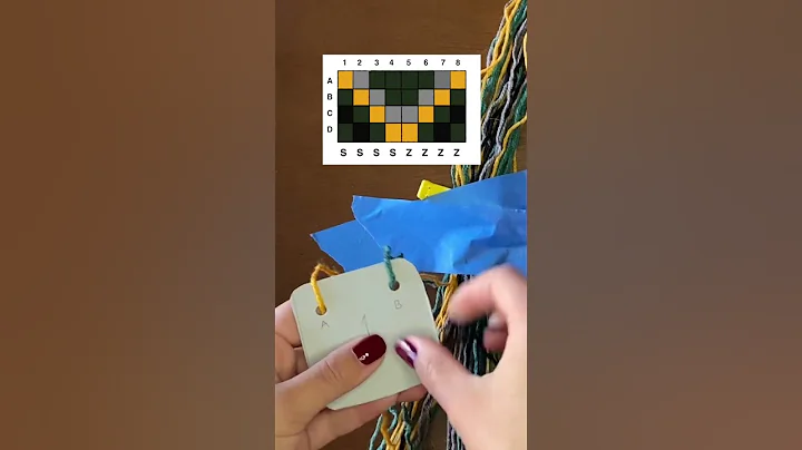 Weaving without a loom 🧶